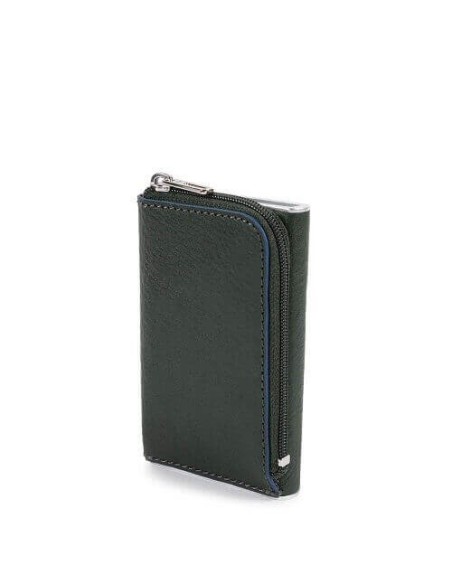 Compact wallet Piquadro Blue Square Special green - PP5359B2SR / VE