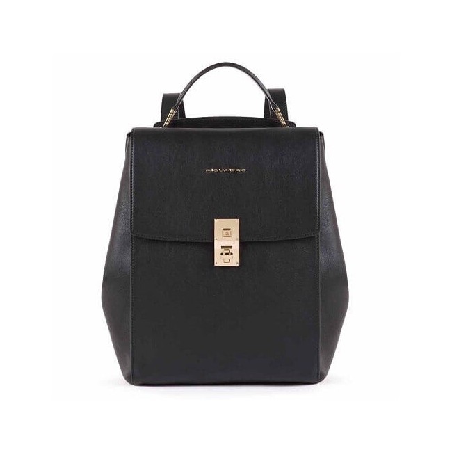 Woman backpack for iPad Piquadro Dafne black - CA5278DF / N