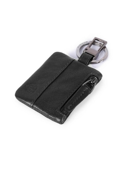 Portachiavi Piquadro Black Square pelle nero - PC4821B3/N