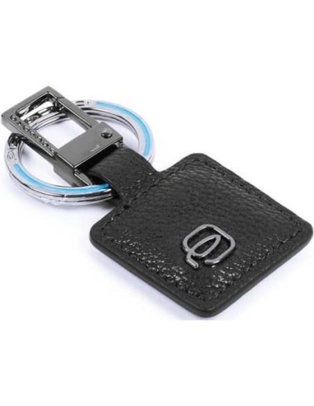 Piquadro Black Square keychain leather black - PC3757B3 / N