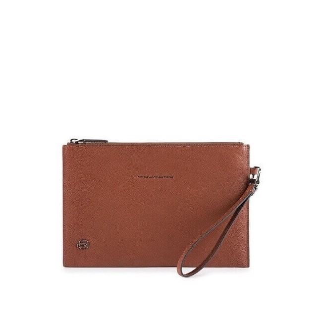 Piquadro Stationery leather thin clutch bag - AC5099B3 / CU