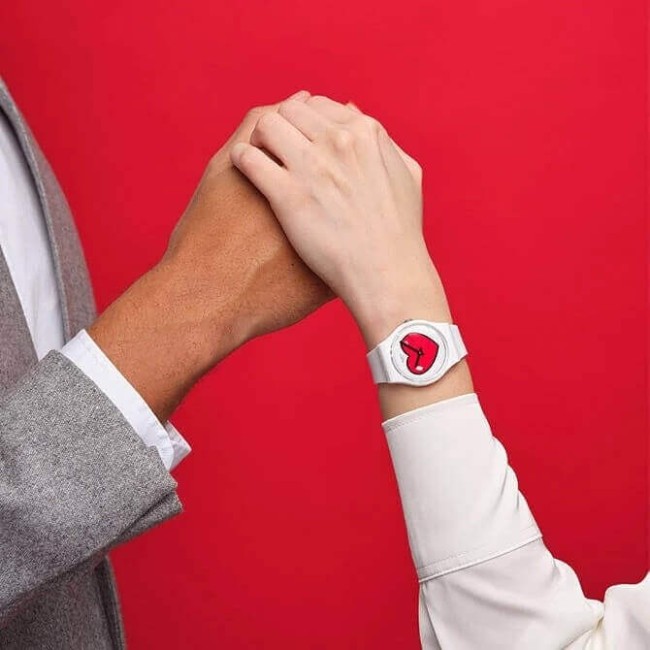 Swatch Love O 'Clock white - GW718