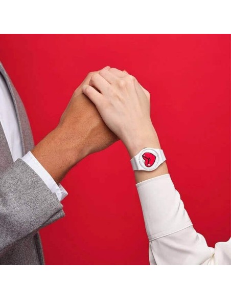 Swatch Love O 'Clock white - GW718