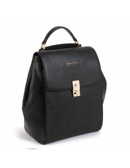 Woman backpack for iPad Piquadro Dafne black - CA5278DF / N