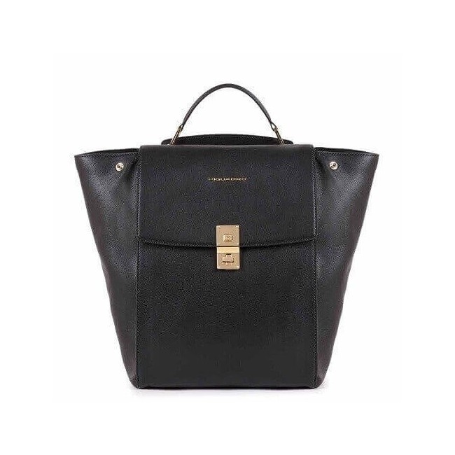 Woman backpack for iPad Piquadro Dafne black - CA5278DF / N