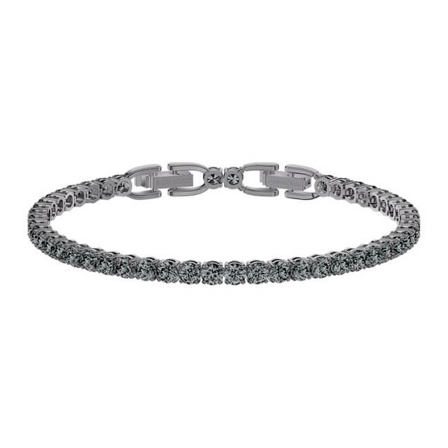 Bracciale Tennis Deluxe Swarovski grigio L - 5504678
