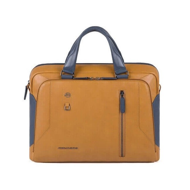 Piquadro Hakone Aktentasche Leder und Blau CA3335S104 / CUBL
