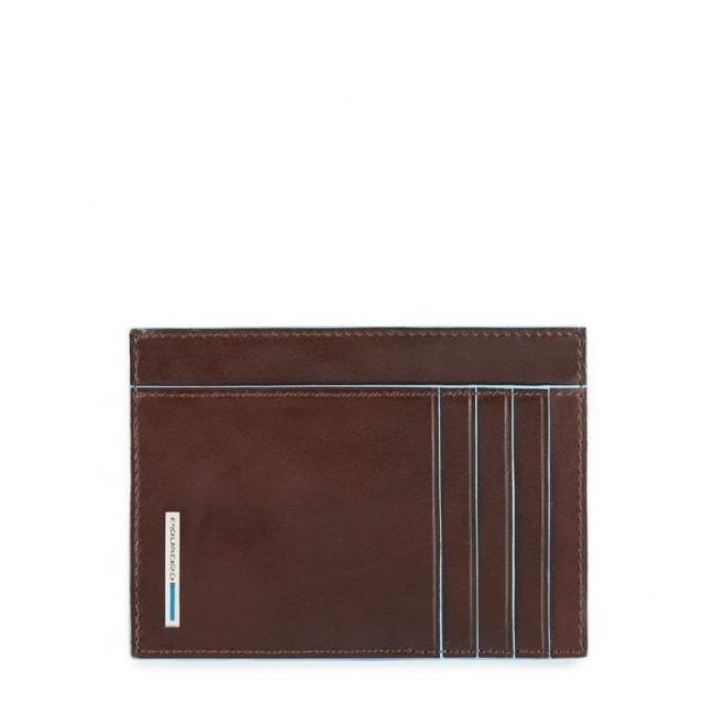 Piquadro Blue Square mahogany card holder PP3892B2 / MO