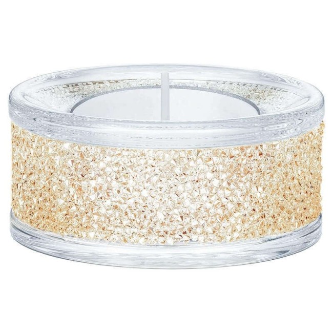 Portacandele Swarovski Shimmer dorato - 5428724