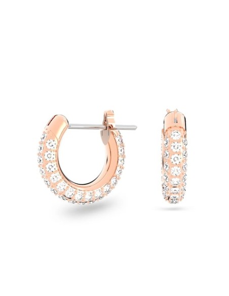 Swarovski Stone rosè circle earrings - 5446008