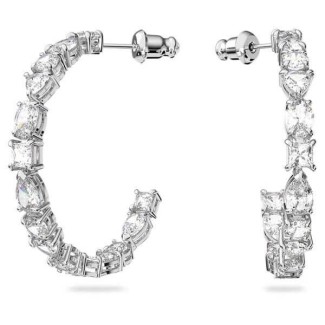Tennis Deluxe Swarovski hoop earrings - 5562128