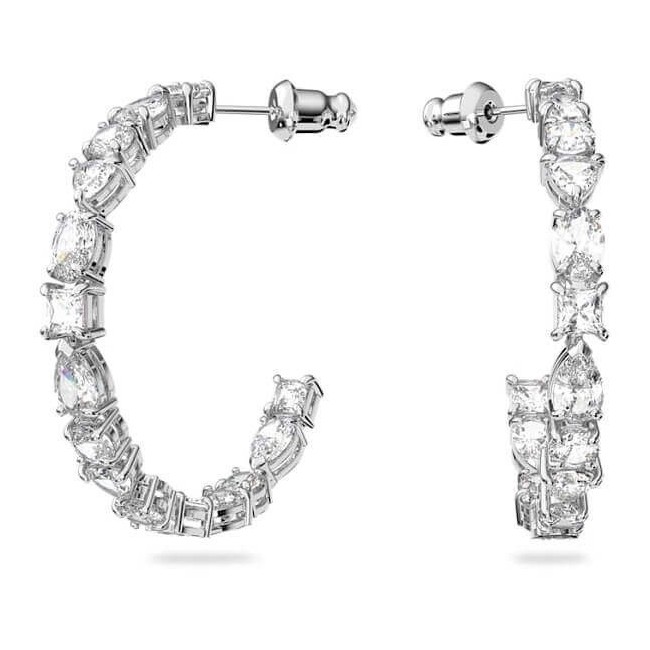 Tennis Deluxe Swarovski hoop earrings - 5562128