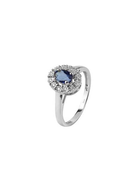 Bliss Regal ring with Sapphire and Diamonds - 20085150