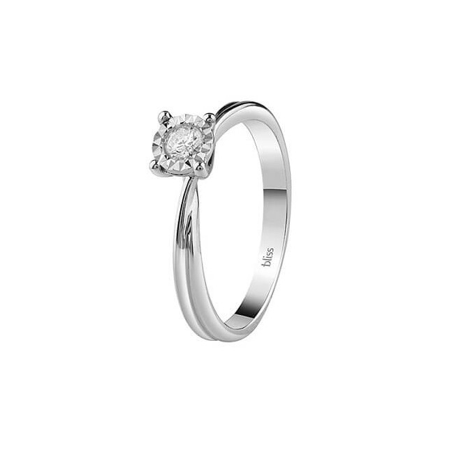 Bliss Rugiada Ring aus Weißgold und Diamant 20081295