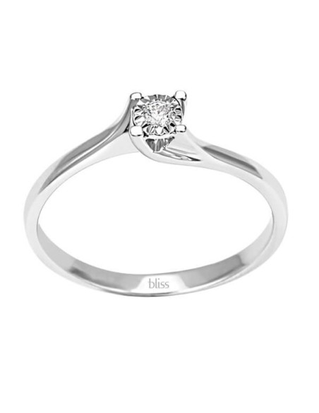 Bliss Rugiada Valentinsring aus Weißgold und Diamant 20069985