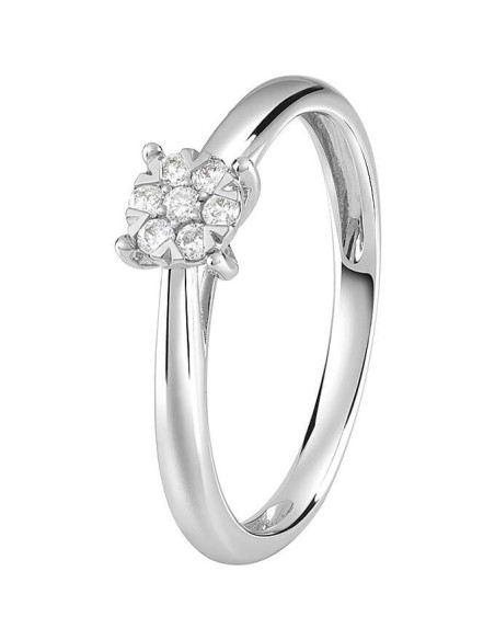 Anello Solitario Bliss Caresse con diamanti - 20091725