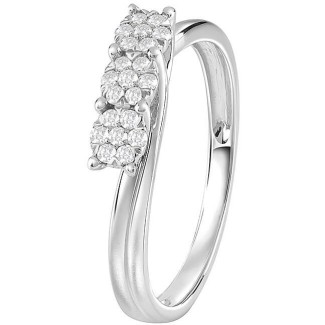 Trilogy Bliss Caresse Ring mit Diamanten - 20091730