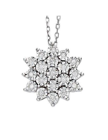 Collana Bliss Elisir in oro bianco e diamanti 20067364