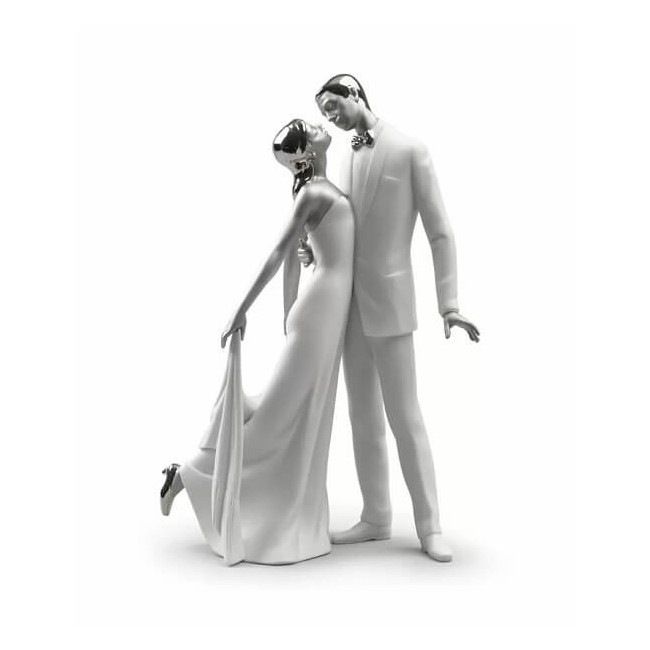 Lladrò sculpture Happy Anniversary couple - 01007045
