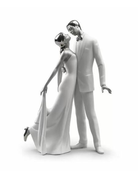 Lladrò sculpture Happy Anniversary couple - 01007045