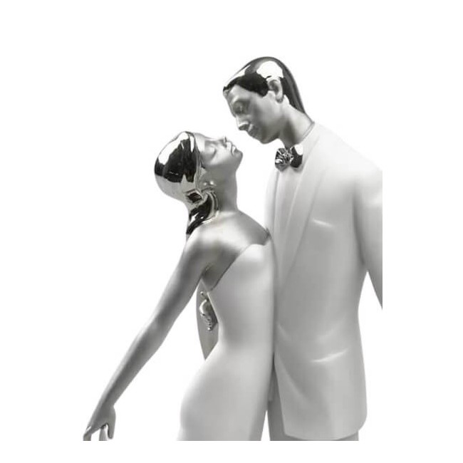 Lladrò sculpture Happy Anniversary couple - 01007045