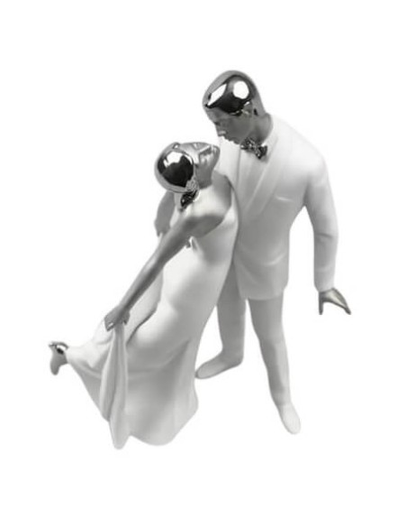 Lladrò sculpture Happy Anniversary couple - 01007045