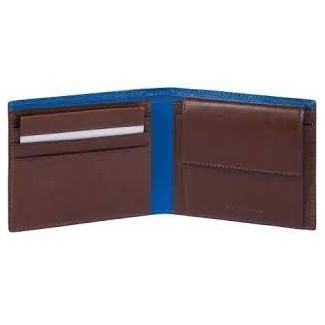 Piquadro Bold Herren Geldbörse dunkelbraun - PU4188BOR / TM