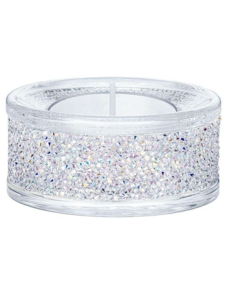 Silver Swarovski Shimmer candle holder - 5428722