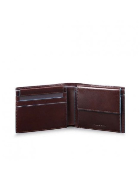 Piquadro Blue Square mahogany wallet - PU4188B2R / MO
