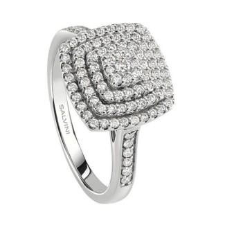 Anello Salvini Bagliori con pavè di diamanti 20088396