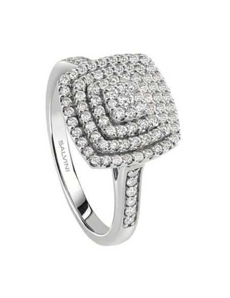 Salvini Bagliori ring with pavè diamonds 20088396