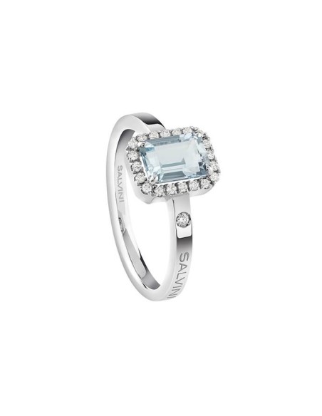 Salvini Sorrento Ring mit Aquamarin und Diamanten 20086526