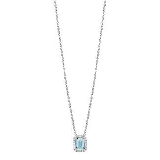 Collana Salvini Sorrento con acquamarina e diamanti 20086527