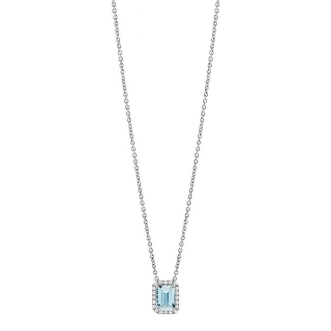 Salvini Sorrento necklace with aquamarine and diamonds 20086527