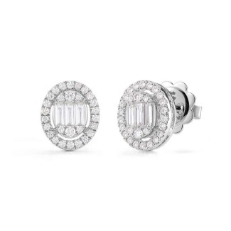 Salvini Magic lobe earrings with brilliant 20089275