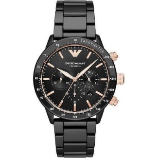 Orologio Emporio Armani uomo cronografo nero AR70002