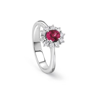 Salvini Love For Colours Ring mit Rubin und Diamanten 20093262
