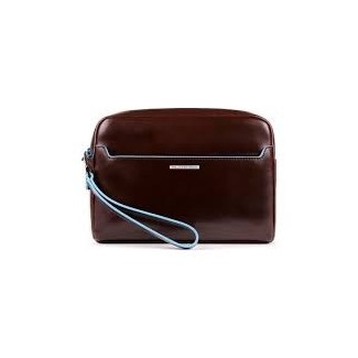 Piquadro Stationery wrist clutch in mahogany leather AC5592B2 / MO