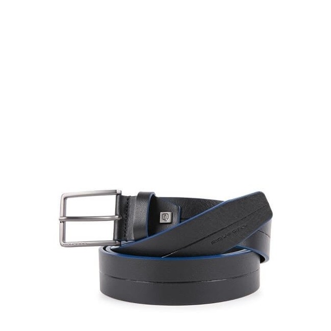 Piquadro Blue Square Special Herrengürtel schwarz CU5489B2S