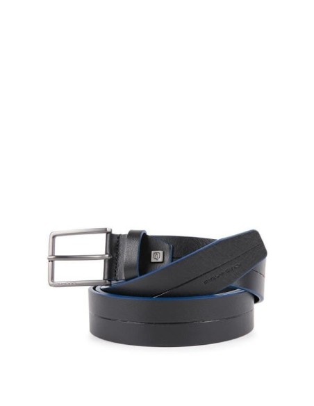 Cintura uomo Piquadro Blue Square Special nera CU5489B2S