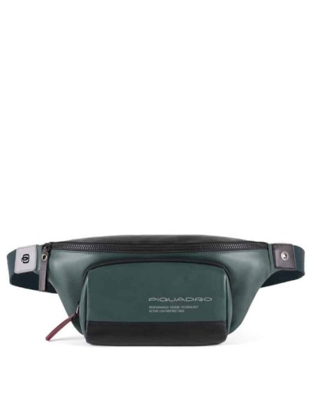 Marsupio Piquadro uomo Down Town verde - CA4450DT/VE