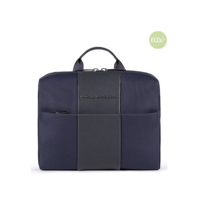 Piquadro travel toiletry bag in blue Brief2 fabric