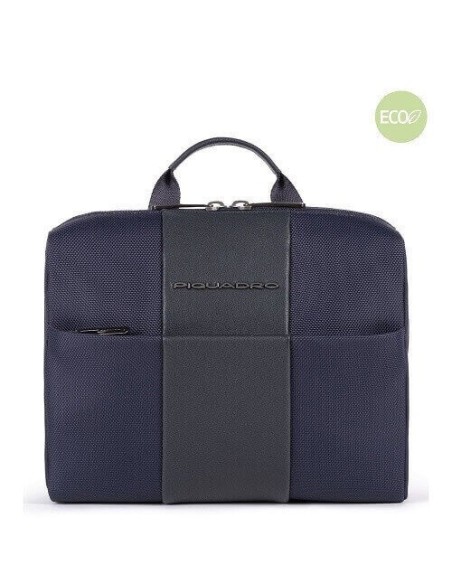 Piquadro travel toiletry bag in blue Brief2 fabric