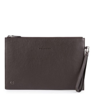 Piquadro men's clutch bag Black Square dark brown AC5098B3 / TM