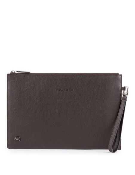 Pochette Piquadro uomo Black Square testa di moro AC5098B3/TM