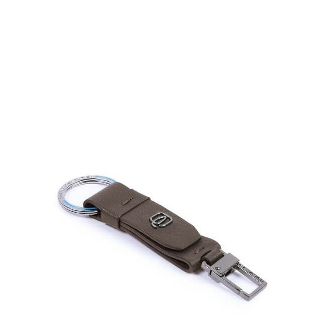 Piquadro Black Square keychain dark brown PC3751B3 / TM