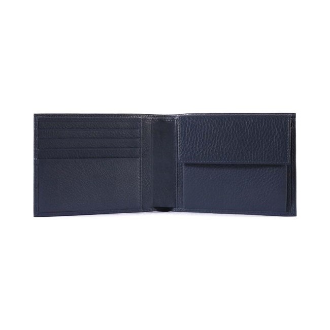 Piquadro Man wallet Modus blue leather - PU257MO / BLU