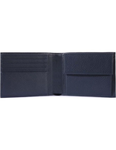 Piquadro Man wallet Modus blue leather - PU257MO / BLU