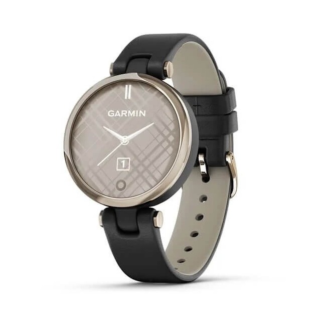 Orologio Garmin Lily smartwatch Gold/Black silicone 01002384B1
