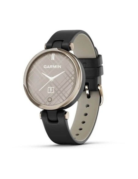 Garmin Lily smartwatch Gold / Black silicone 01002384B1